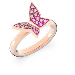 Swarovski Lilia Ring Set (3), Butterfly, Pink, Rose-Gold Tone Plated 5636417 (Size 7/M/55) -SWAROVSKI shop 02cd1156 631c 5e9d 8260 1fef3569b7d3 74341.1646819906