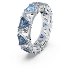Swarovski Ortyx Cocktail Ring, Triangle Cut, Blue, Rhodium Plated 5608528 (Size 7/M/55) -SWAROVSKI shop 03a1d944 4612 5566 b96d d7e121986765 89617.1653691815