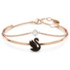 Swan Bangle, Swan, Black, Rose Gold-Tone Plated (Size M) 5678048 | Swarovski -SWAROVSKI shop 17f15ad8 6fe0 57e4 99f3 d686487de2a7 76531.1705274210