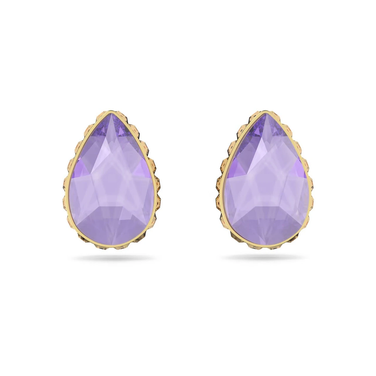 Orbita Stud Earrings, Drop Cut, Multicolored, Gold-Tone Plated 5641405 | Swarovski 3 Orbita Stud Earrings, Drop Cut, Multicolored, Gold-Tone Plated 5641405 | Swarovski