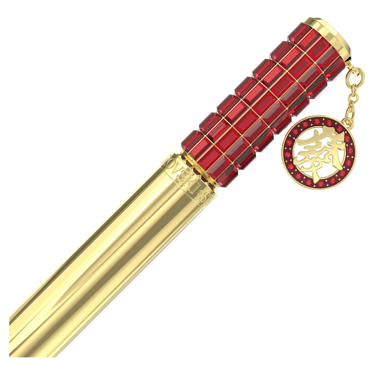 Swarovski Alea Fat Choi Ballpoint Pen, Red, Gold-Tone Plated 5653396 5 Swarovski Alea Fat Choi Ballpoint Pen, Red, Gold-Tone Plated 5653396 - Image 3