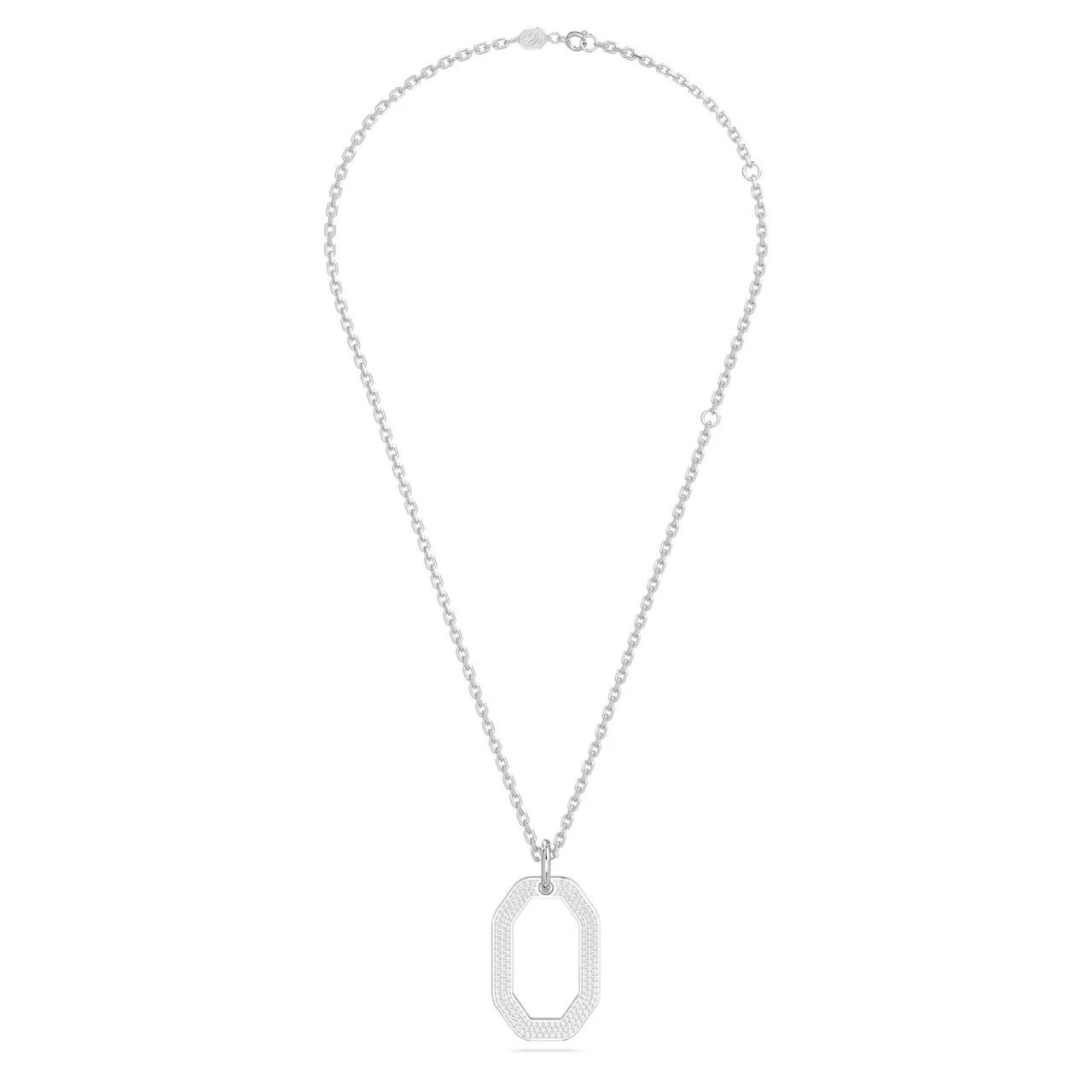 Swarovski Dextera Pendant Octagon Shape, White, Rhodium Plated 5642388 4 Swarovski Dextera Pendant Octagon Shape, White, Rhodium Plated 5642388 - Image 2