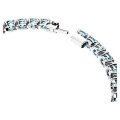 Matrix Tennis Bracelet, Round Cut, Medium, Blue, Rhodium Plated 5648928 (Size M) | Swarovski -SWAROVSKI shop 3d12e20c 8498 59a8 afca d0b470fa6e02 73689.1681361217