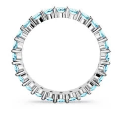 Swarovski Matrix Ring, Round Cut, Blue, Rhodium Plated 5658669 (Size 55/M/7) -SWAROVSKI shop 3d2f6b1e 448b 502b 8caa b98ab2ce52e3 07864.1675225094