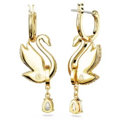 Iconic Swan Drop Earrings, Swan, Yellow, Gold-Tone Plated 5647543 | Swarovski -SWAROVSKI shop 41a1ad7d ff4d 5822 928c 9f1e85e437b2 65235.1674085997