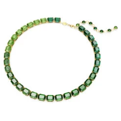 Millenia Necklace, Octagon Cut, Color Gradient, Green, Gold-Tone Plated 5671257 | Swarovski -SWAROVSKI shop 4257122d dd96 5719 9bad fa6d4f1de5ec 23637.1692758406