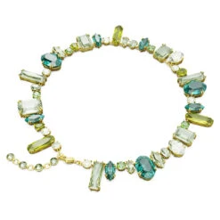 Gema Necklace, Mixed Cuts, Green, Gold-Tone Plated 5657388 | Swarovski -SWAROVSKI shop 453587f0 4d92 5bb5 8d30 9770ca45e31e 65825.1689058006