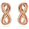 Hyperbola Stud Earrings, Infinity, White, Rose Gold-Tone Plated 5684085 | Swarovski -SWAROVSKI shop 551a2604 0bdf 57ce 8593 edfce007d8a6 47845.1704586231