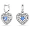 Hyperbola Drop Earrings, Heart, Blue, Rhodium Plated 5680392 | Swarovski -SWAROVSKI shop 570f6c9b be0e 5015 a027 928dc67ff952 30764.1703738653
