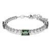 Matrix Tennis Bracelet, Mixed Cuts, Green, Rhodium Plated 5666422 | Swarovski -SWAROVSKI shop 5893fe2f 0d65 52de 9d98 7b2eebbb3e89 26237.1689014960