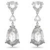 Mesmera Drop Earrings Mixed Cuts, White, Rhodium Plated 5652038 | Swarovski -SWAROVSKI shop 655e6efd 0007 5b1e b601 2cf53f3fcdee 22064.1680413275