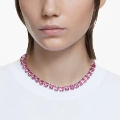 Swarovski Millenia Necklace, Octagon Cut, Pink, Rhodium Plated 5608807 -SWAROVSKI shop 8b19104d 4c64 5e38 a5d3 ceedfb35473b 85753.1649913370