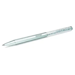Crystalline Ballpoint Pen, Octagon Shape, Blue, Light-Blue Lacquered 5669935 | Swarovski