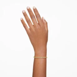 Matrix Tennis Bracelet, Round Cut, Small, Yellow, Gold-Tone Plated 5648933 (Size M) | Swarovski 12 Matrix Tennis Bracelet, Round Cut, Small, Yellow, Gold-Tone Plated 5648933 (Size M) | Swarovski -SWAROVSKI shop 8c285b5d 83e6 5efa a53e 62e0f1280915 25561.1677648339