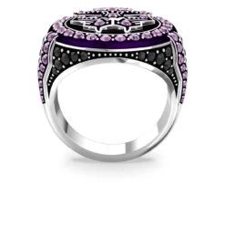 Black Panther © MARVEL Ring, Black Panther, Purple, Rhodium Plated 5650877 (Size 55/M/7) | Swarovski -SWAROVSKI shop 9708e568 aa31 57c7 a709 f1248bfed56c 24262.1676618250