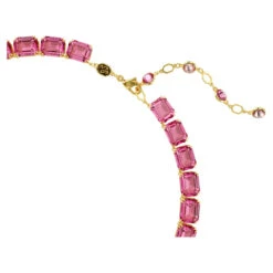 Millenia Necklace, Octagon Cut, Pink, Gold-Tone Plated 5683429 | Swarovski -SWAROVSKI shop a0c0eea8 7bfd 520a 9894 60cc24d71fd9 20228.1705369357