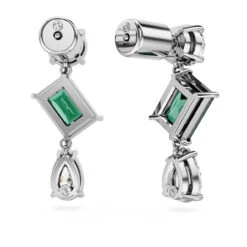 Mesmera Drop Earrings, Mixed Cuts, Green, Rhodium Plated 5665878 | Swarovski -SWAROVSKI shop ac7ef9d8 7879 515c ad6c 231598120d85 10926.1692243962