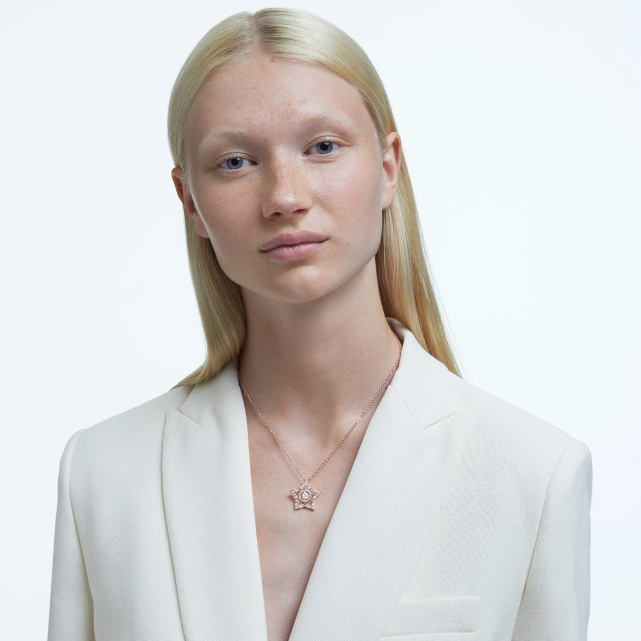 Swarovski Stella Pendant, Star, White, Rose-Gold Tone Plated 5617766 8 Swarovski Stella Pendant, Star, White, Rose-Gold Tone Plated 5617766 - Image 6