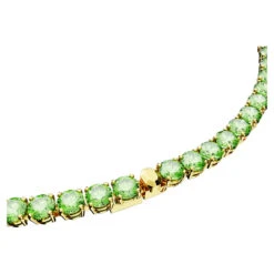 Matrix Tennis Necklace, Round Cut, Medium, Green, Gold-Tone Plated 5661189 | Swarovski -SWAROVSKI shop b7e423ff c5a0 534d 95f3 081cad85c628 25300.1685318639