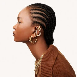 Ortyx Hoop Earrings Pyramid Cut, Yellow, Gold-Tone Plated 5613722 | Swarovski -SWAROVSKI shop ba0a9da4 bcea 535d bb35 34ece47a961b 46403.1640415037