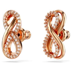 Hyperbola Stud Earrings, Infinity, White, Rose Gold-Tone Plated 5684085 | Swarovski -SWAROVSKI shop c4952fc2 7ff2 57fd a9e3 e7e8e9c7a3f9 37606.1704586231