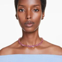 Millenia Necklace, Octagon Cut, Pink, Gold-Tone Plated 5683429 | Swarovski -SWAROVSKI shop c581632b 3040 5b34 82ad 3fd10d12de6d 19431.1705369357