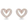 Una Stud Earrings, Heart, Small, White, Rose-Gold Tone Plated 5628659 | Swarovski -SWAROVSKI shop cd3b7204 2a11 5563 b0b8 fef2cd02d78d 79260.1641491126
