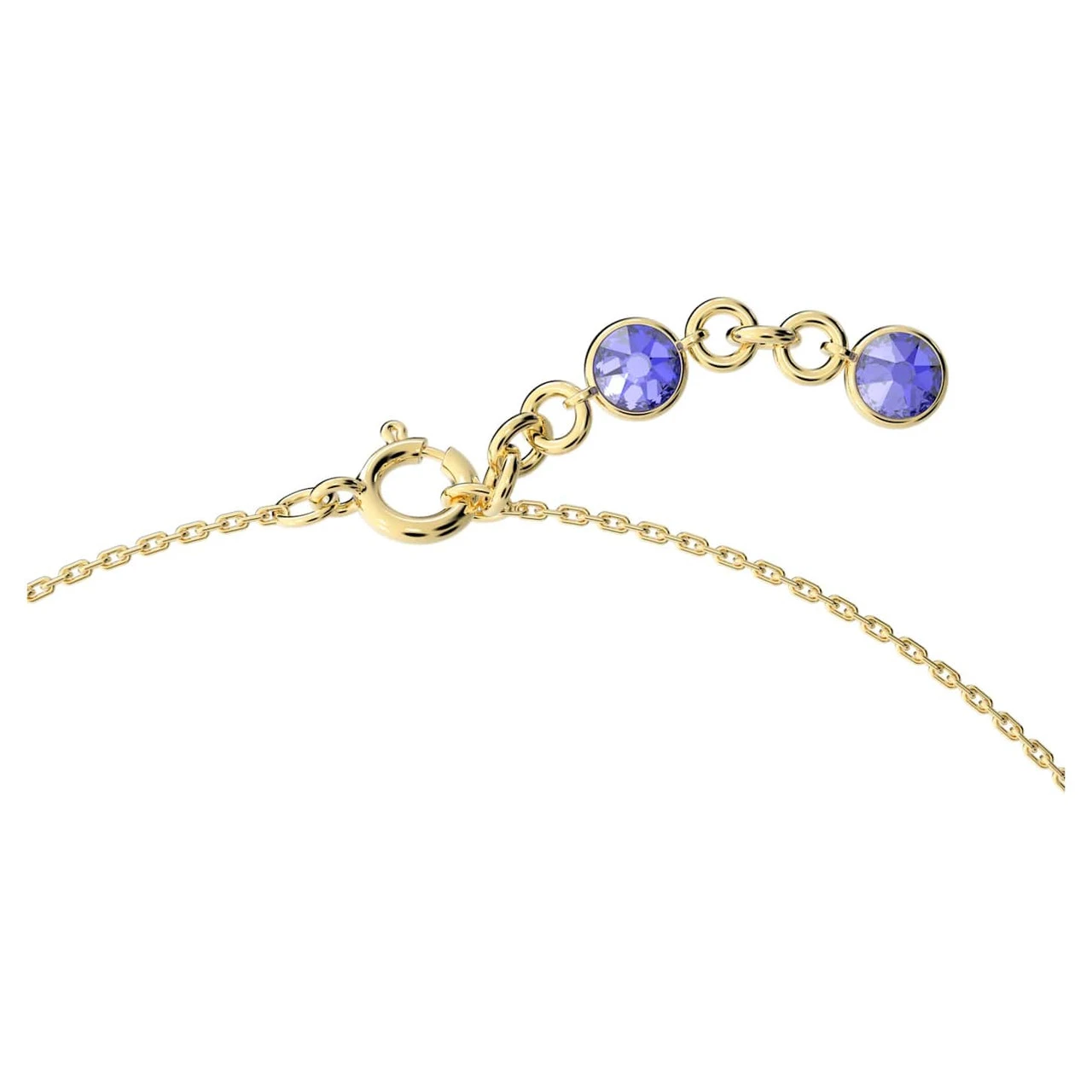 Swarovski Orbita Necklace Octagon Cut Crystal, Multicolored, Gold-Tone 5619787 5 Swarovski Orbita Necklace Octagon Cut Crystal, Multicolored, Gold-Tone 5619787 - Image 3