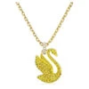 Swarovski Iconic Swan Pendant, Swan, Medium, Yellow, Gold-Tone Plated 5647553 -SWAROVSKI shop d26dee0c 416a 5cc1 86c9 28518cb91355 39268.1673498779