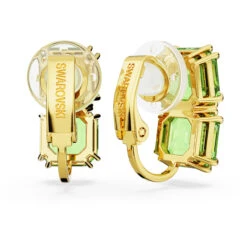 Millenia Clip Earrings, Square Cut, Green, Gold-Tone Plated 5654559 | Swarovski -SWAROVSKI shop dcac07b4 fa19 503d aa3f f488427a5f58 07466.1673406226