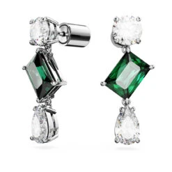 Mesmera Drop Earrings, Mixed Cuts, Green, Rhodium Plated 5665878 | Swarovski -SWAROVSKI shop dd5ca933 5098 543d 9bd6 f3268cd8f252 96901.1692243962