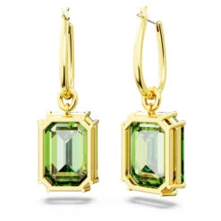 Millenia Drop Earrings, Octagon Cut, Green, Gold-Tone Plated 5676071 | Swarovski -SWAROVSKI shop e16199e4 185f 56f9 a398 13294b7b24a8 62578.1695796723