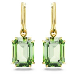 Millenia Drop Earrings, Octagon Cut, Green, Gold-Tone Plated 5676071 | Swarovski -SWAROVSKI shop e9ceb5b5 fb48 5c12 aa92 656c7cc00d42 27209.1695796723
