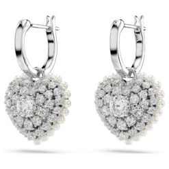 Hyperbola Drop Earrings, Heart, White, Rhodium Plated 5684384 | Swarovski -SWAROVSKI shop f62ecf41 fc34 587c 95eb 37c89ba0c02c 62402.1703739970