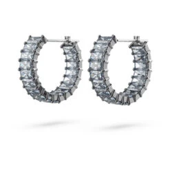 Matrix Hoop Earrings, Baguette Cut, Gray, Ruthenium Plated 5658650 | Swarovski 11 Matrix Hoop Earrings, Baguette Cut, Gray, Ruthenium Plated 5658650 | Swarovski -SWAROVSKI shop f9f2032d 692d 5859 b86a 5e8b83fd594d 43865.1680502535