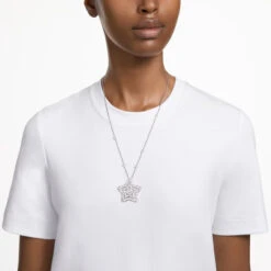 Swarovski Stella Pendant, Mixed Cuts, Star, White, Rhodium Plated 5639024 -SWAROVSKI shop fc00229c 6285 5656 bcba c24497fcea76 05451.1658978271