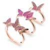 Swarovski Lilia Ring Set (3), Butterfly, Pink, Rose-Gold Tone Plated 5636417 (Size 7/M/55) -SWAROVSKI shop fc2b7b55 4a7b 59e4 b30a df5b01fe72ec 58499.1646819906