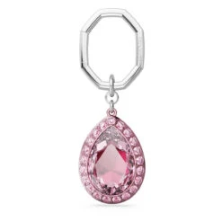 Key Ring, Pear Cut, Pink 5666646 | Swarovski